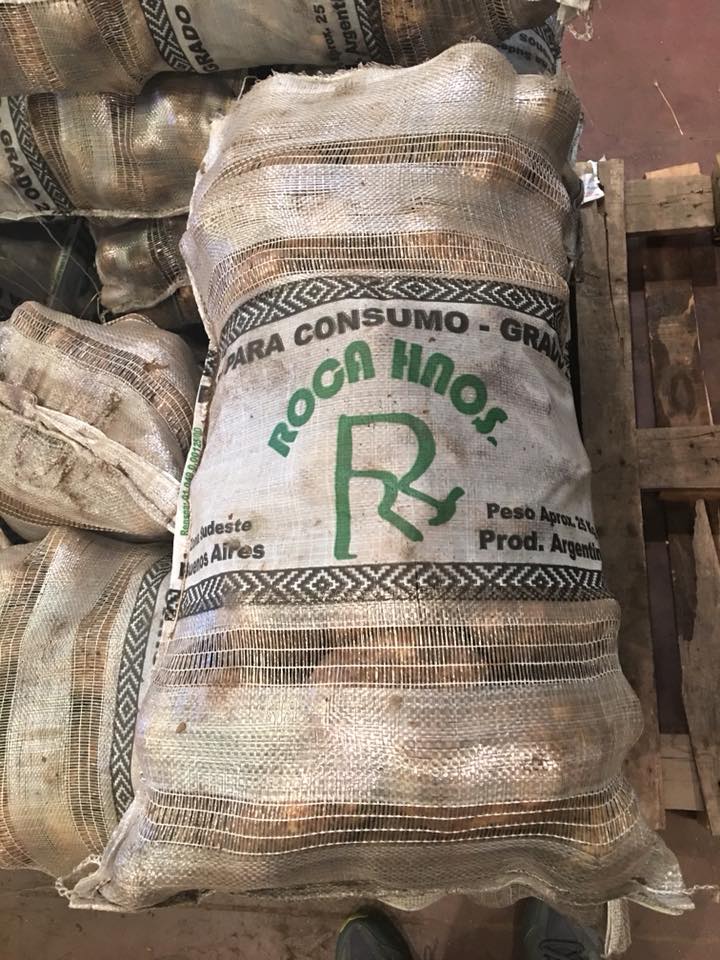 Bolsas con faja para papas